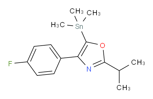 4-(4-fluorophenyl)-2-isopropyl-5-(trimethylstannyl)oxazole