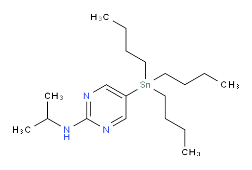N-isopropyl-5-(tributylstannyl)pyrimidin-2-amine