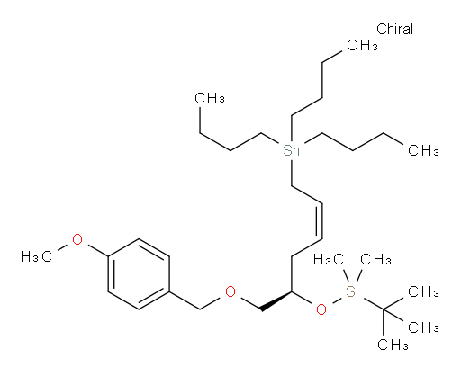 (R,Z)-tert-butyl((1-((4-methoxybenzyl)oxy)-6-(tributylstannyl)hex-4-en-2-yl)oxy)dimethylsilane