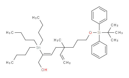 (Z)-8-((tert-butyldiphenylsilyl)oxy)-5-methyl-2-(tributylstannyl)-5-vinyloct-2-en-1-ol