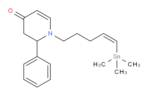 (Z)-2-phenyl-1-(5-(trimethylstannyl)pent-4-en-1-yl)-2,3-dihydropyridin-4(1H)-one