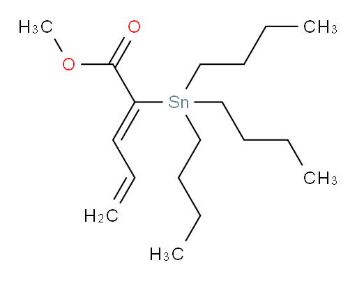 (Z)-methyl 2-(tributylstannyl)penta-2,4-dienoate