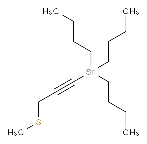 tributyl(3-(methylthio)prop-1-yn-1-yl)stannane