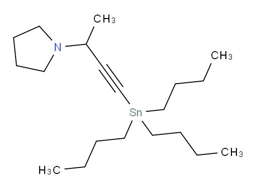 1-(4-(tributylstannyl)but-3-yn-2-yl)pyrrolidine