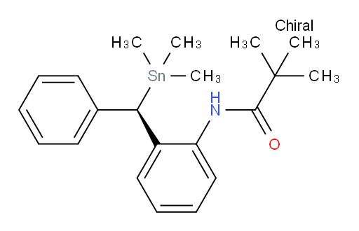 (R)-N-(2-(phenyl(trimethylstannyl)methyl)phenyl)pivalamide