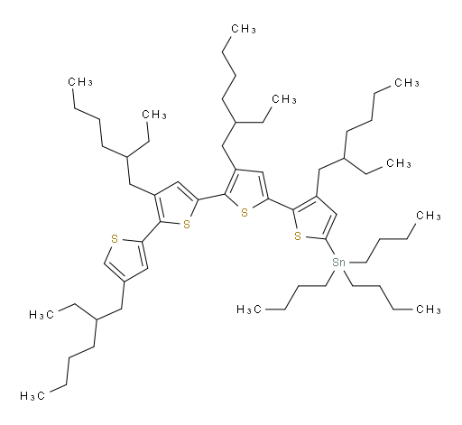 tributyl(3,4',4'',4'''-tetrakis(2-ethylhexyl)-[2,2':5',2'':5'',2'''-quaterthiophen]-5-yl)stannane