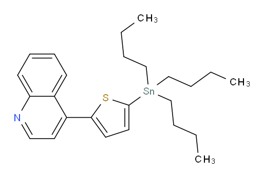 4-(5-(tributylstannyl)thiophen-2-yl)quinoline
