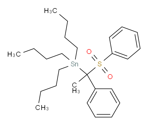 tributyl(1-phenyl-1-(phenylsulfonyl)ethyl)stannane