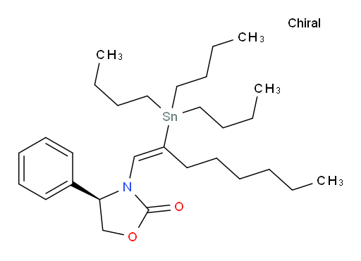 (R,E)-4-phenyl-3-(2-(tributylstannyl)oct-1-en-1-yl)oxazolidin-2-one
