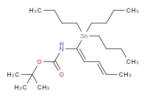tert-butyl ((1Z,3E)-1-(tributylstannyl)penta-1,3-dien-1-yl)carbamate