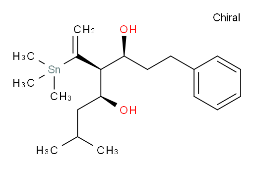 (3S,4S,5S)-7-methyl-1-phenyl-4-(1-(trimethylstannyl)vinyl)octane-3,5-diol