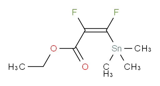 (E)-ethyl 2,3-difluoro-3-(trimethylstannyl)acrylate