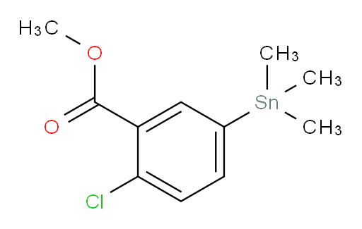 methyl 2-chloro-5-(trimethylstannyl)benzoate