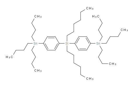 dihexylbis(4-(tributylstannyl)phenyl)silane