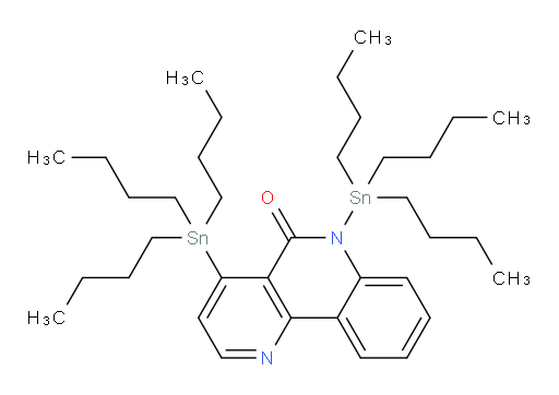 4,6-bis(tributylstannyl)benzo[h][1,6]naphthyridin-5(6H)-one