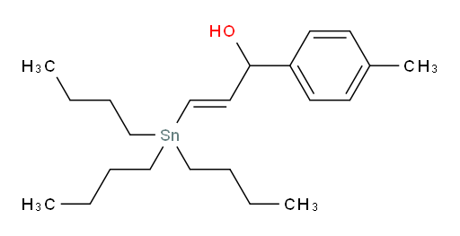 (E)-1-(p-tolyl)-3-(tributylstannyl)prop-2-en-1-ol