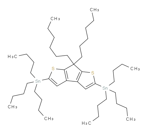 (7,7-dihexyl-7H-cyclopenta[1,2-b:4,3-b']dithiophene-2,5-diyl)bis(tributylstannane)