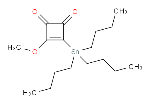 3-methoxy-4-(tributylstannyl)cyclobut-3-ene-1,2-dione