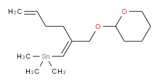 (E)-trimethyl(2-(((tetrahydro-2H-pyran-2-yl)oxy)methyl)hexa-1,5-dien-1-yl)stannane