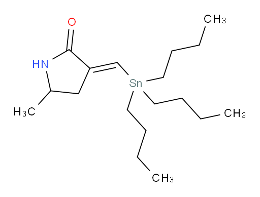 (E)-5-methyl-3-((tributylstannyl)methylene)pyrrolidin-2-one