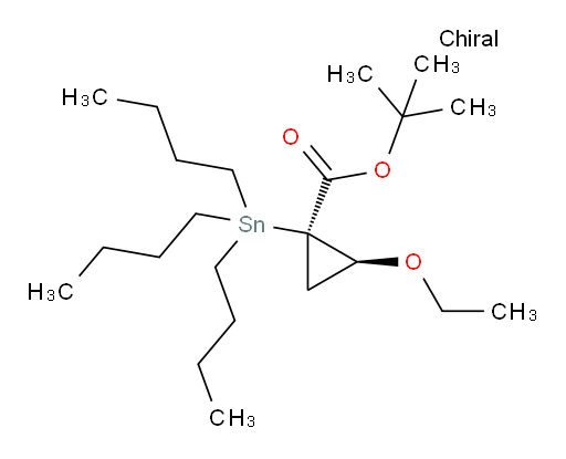 (1R,2S)-tert-butyl 2-ethoxy-1-(tributylstannyl)cyclopropanecarboxylate