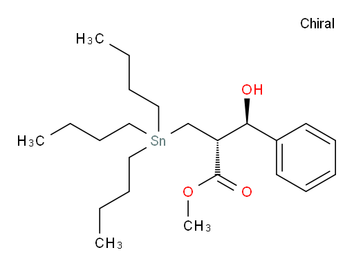 (2R,3R)-methyl 3-hydroxy-3-phenyl-2-((tributylstannyl)methyl)propanoate