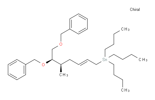 ((5R,6R,E)-6,7-bis(benzyloxy)-5-methylhept-2-en-1-yl)tributylstannane