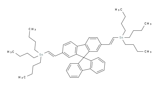 2,7-bis((E)-2-(tributylstannyl)vinyl)-9,9'-spirobi[fluorene]