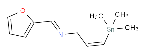 (2Z,NE)-N-(furan-2-ylmethylene)-3-(trimethylstannyl)prop-2-en-1-amine