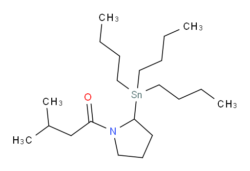 3-methyl-1-(2-(tributylstannyl)pyrrolidin-1-yl)butan-1-one
