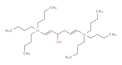 (1E,5E)-1,6-双(三丁基锡基)六-1,5-二烯-3-醇
