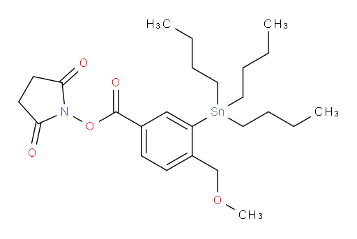 2,5-dioxopyrrolidin-1-yl 4-(methoxymethyl)-3-(tributylstannyl)benzoate
