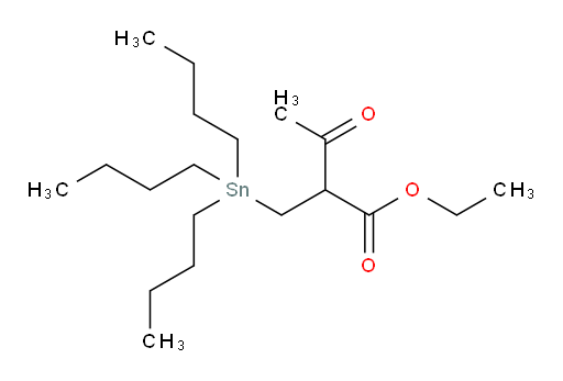 ethyl 3-oxo-2-((tributylstannyl)methyl)butanoate