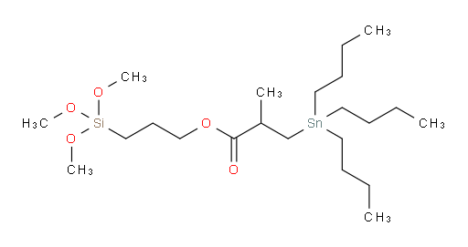 3-(trimethoxysilyl)propyl 2-methyl-3-(tributylstannyl)propanoate