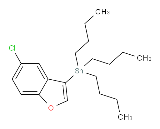 三丁基(5-氯苯并呋喃-3-基)锡烷