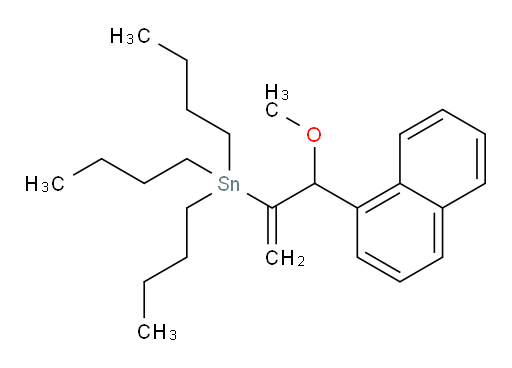 tributyl(3-methoxy-3-(naphthalen-1-yl)prop-1-en-2-yl)stannane
