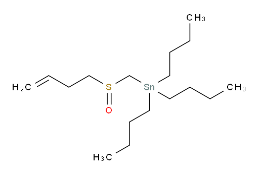 ((but-3-en-1-ylsulfinyl)methyl)tributylstannane