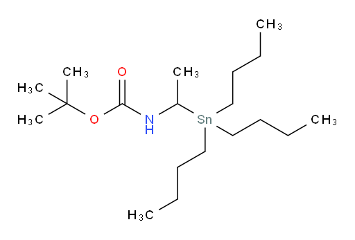 tert-butyl (1-(tributylstannyl)ethyl)carbamate
