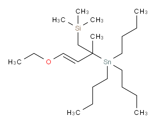 (E)-(4-乙氧基-2-甲基-2-(三丁基锡基)丁-3-烯-1-基)三甲基硅烷