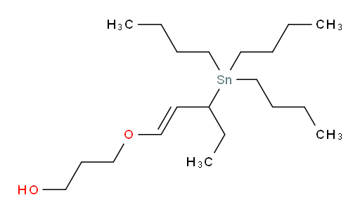 (E)-3-((3-(tributylstannyl)pent-1-en-1-yl)oxy)propan-1-ol