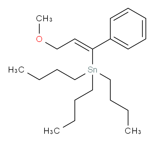 (Z)-tributyl(3-methoxy-1-phenylprop-1-en-1-yl)stannane