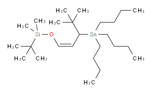 (Z)-叔丁基((4,4-二甲基-3-(三丁基锡基)戊-1-烯-1-氧基))二甲基硅烷