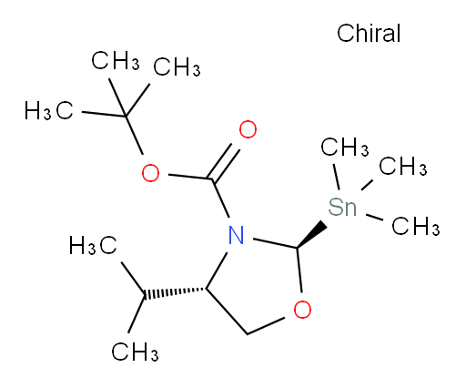 (2R,4S)-叔丁基 4-异丙基-2-(三甲基锡基)噁唑烷-3-甲酸酯