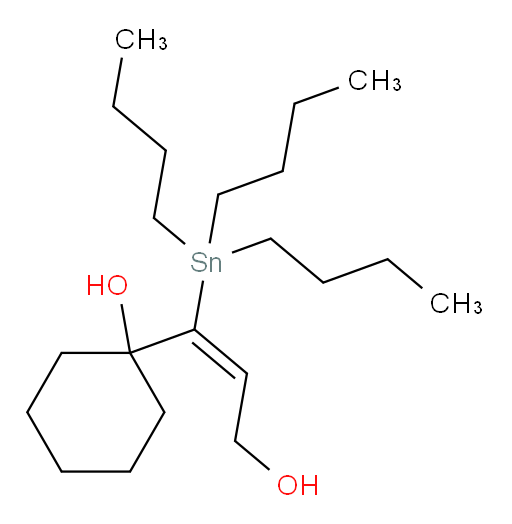 (E)-1-(3-羟基-1-(三丁基锡基)丙烯-1-基)环己醇
