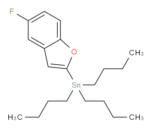 三丁基(5-氟苯并呋喃-2-基)锡烷