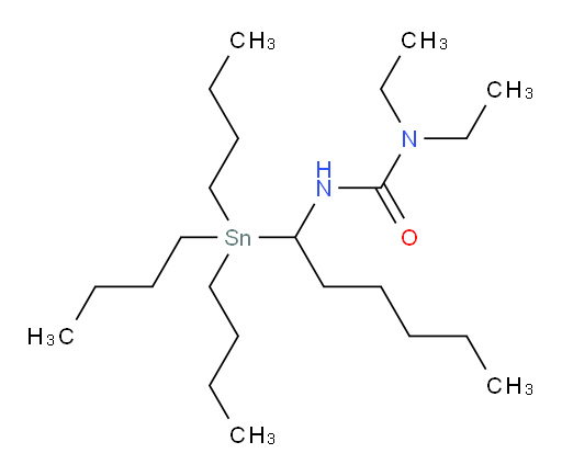 1,1-diethyl-3-(1-(tributylstannyl)hexyl)urea