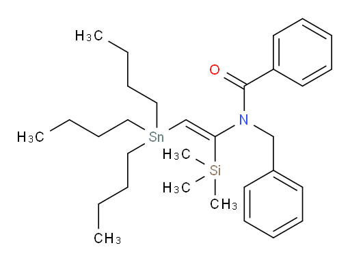 (Z)-N-苄基-N-(2-(三丁基锡基)-1-(三甲基硅基)乙烯基)苯甲酰胺