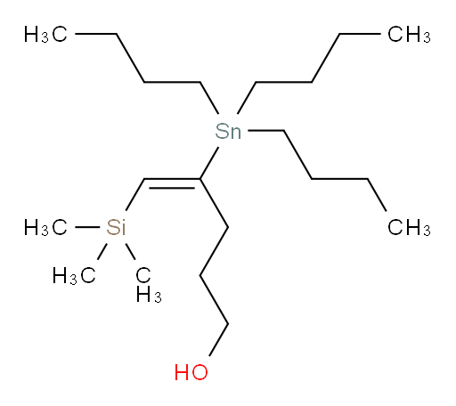 (E)-4-(三丁基锡基)-5-(三甲基硅基)戊-4-烯-1-醇