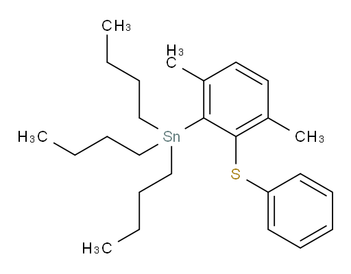 tributyl(3,6-dimethyl-2-(phenylthio)phenyl)stannane