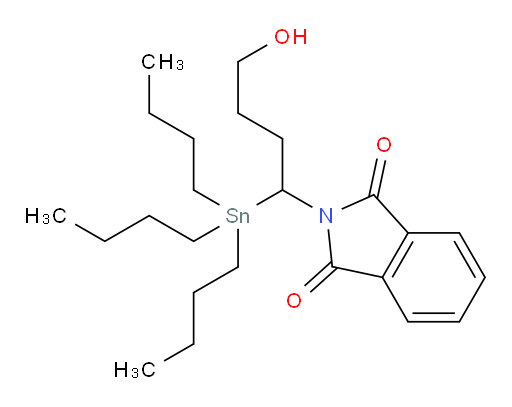 2-(4-hydroxy-1-(tributylstannyl)butyl)isoindoline-1,3-dione